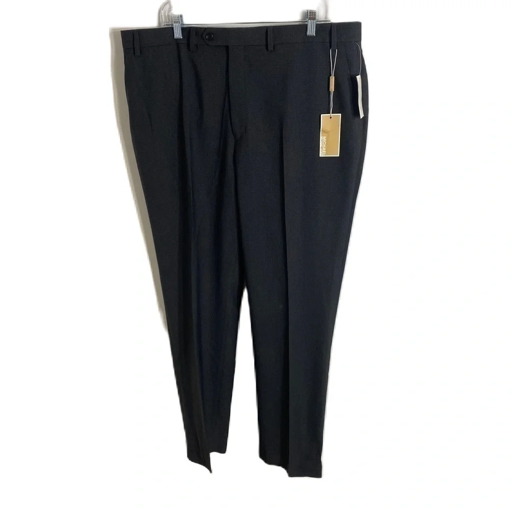 Michael Michael Kors Charcoal Dress Pants NEW 40x32 Gray Pleated